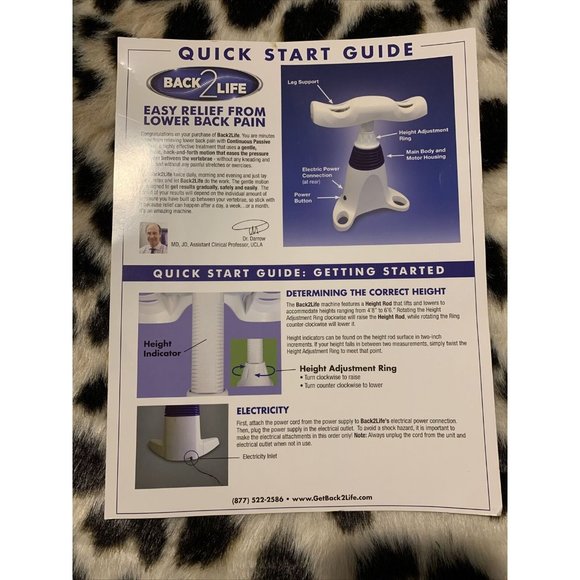 Back2life Continuous Motion Massager Back Pain - Picture 11 of 12